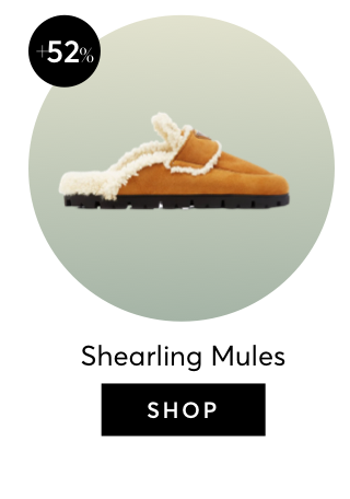 SHEARLING MULES