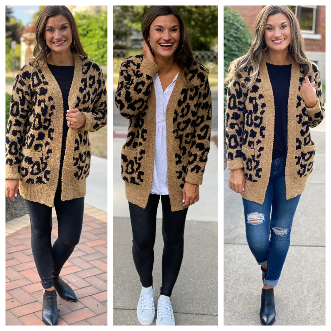 nordstrom barefoot dreams leopard cardigan