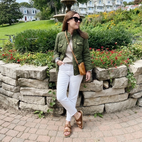 Featuring Madewell Cropped Jeans 
