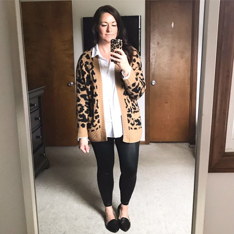 luella leopard cardigan
