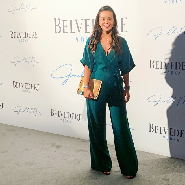 gibson latimer green jumpsuit