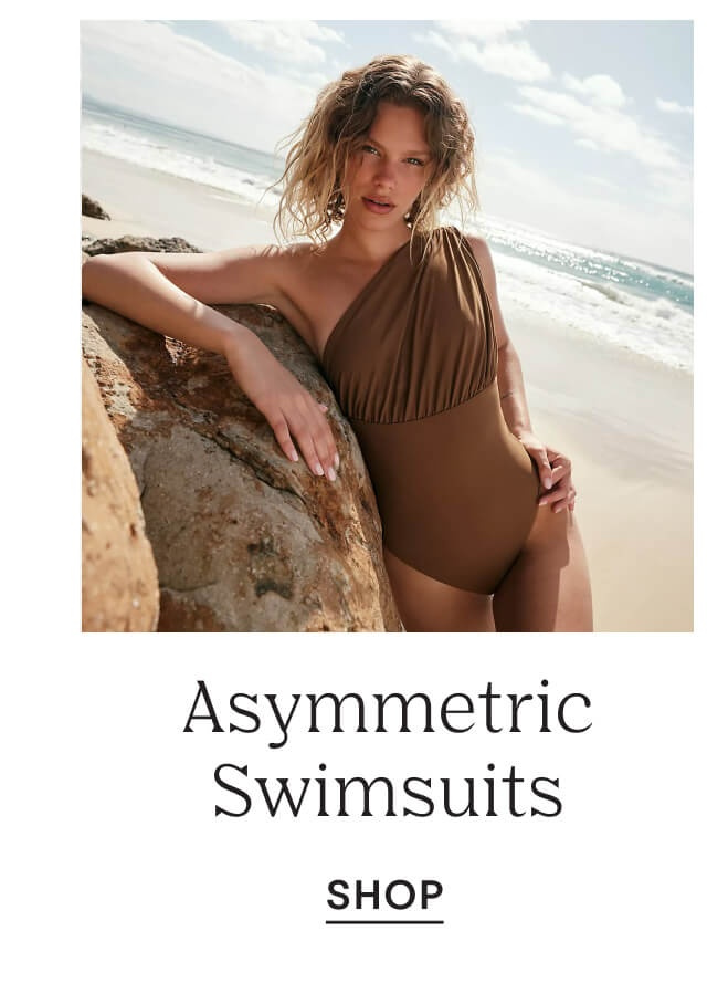 Shop asymmetric swimsuits