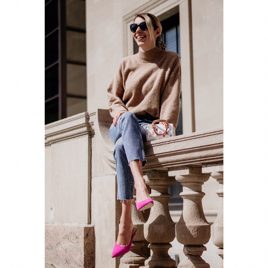 look com cropped jeans