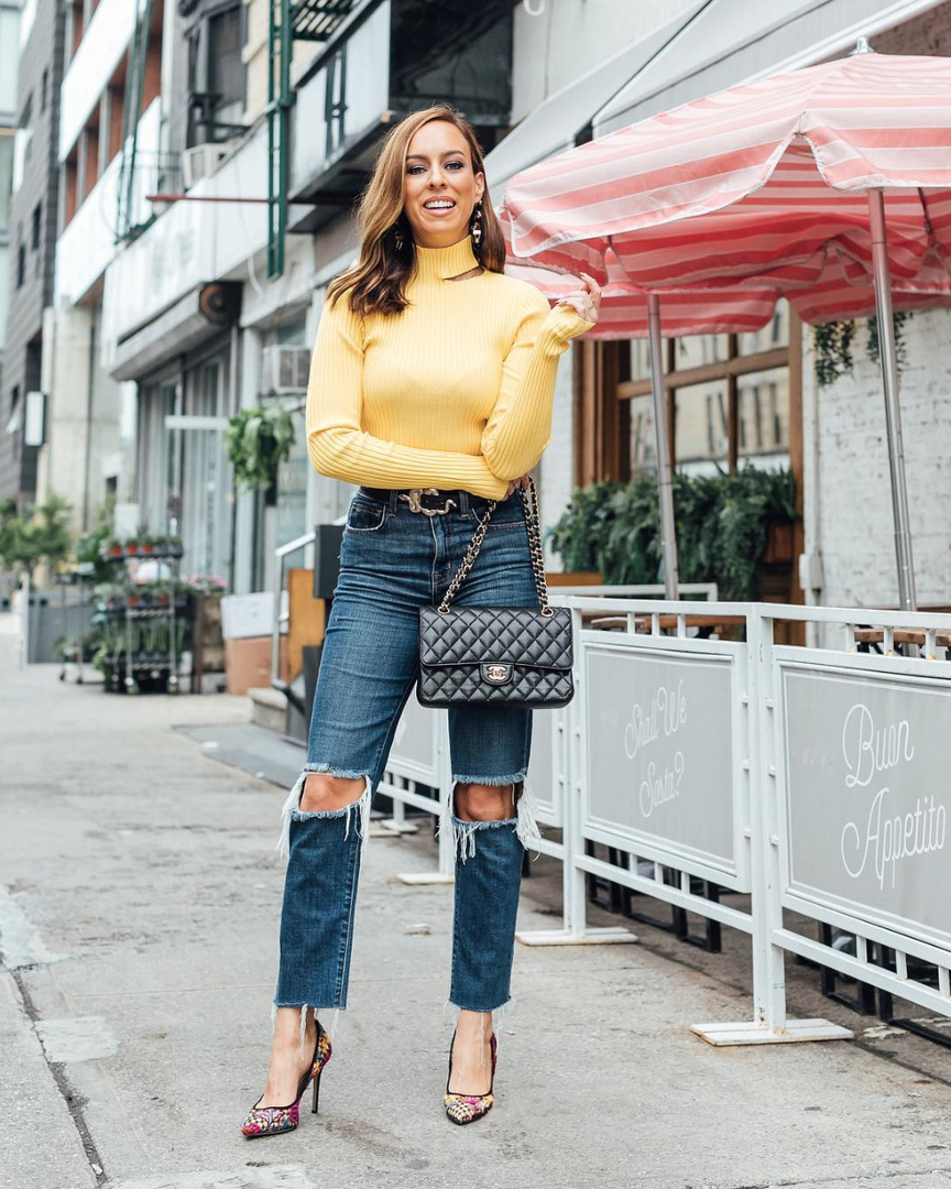 Fashion Look Featuring Lovers + Friends Sweaters and L'Agence Cropped ...