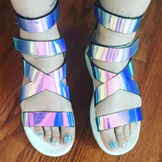 holographic shoes target
