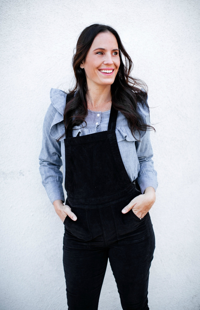 madewell velvet overalls