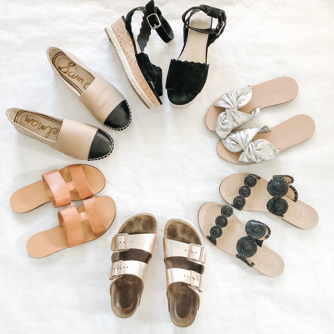 Fashion Look Featuring Marc Fisher Sandals and Birkenstock Sandals by ...