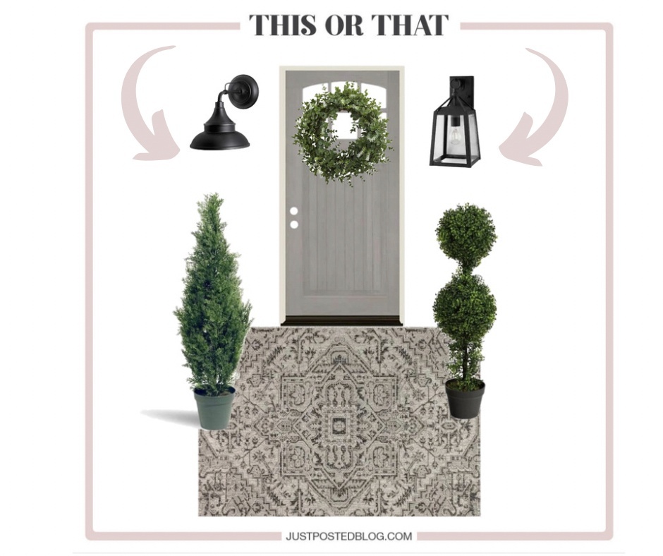Look by Just Posted featuring Black Outdoor Barn Light Wall Mount Sconce