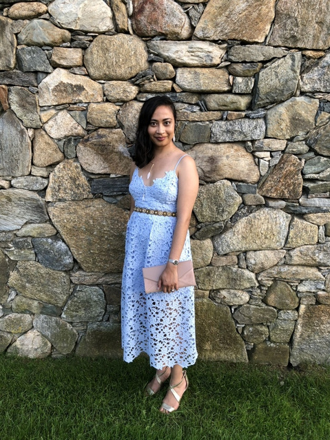 astr the label blue dress