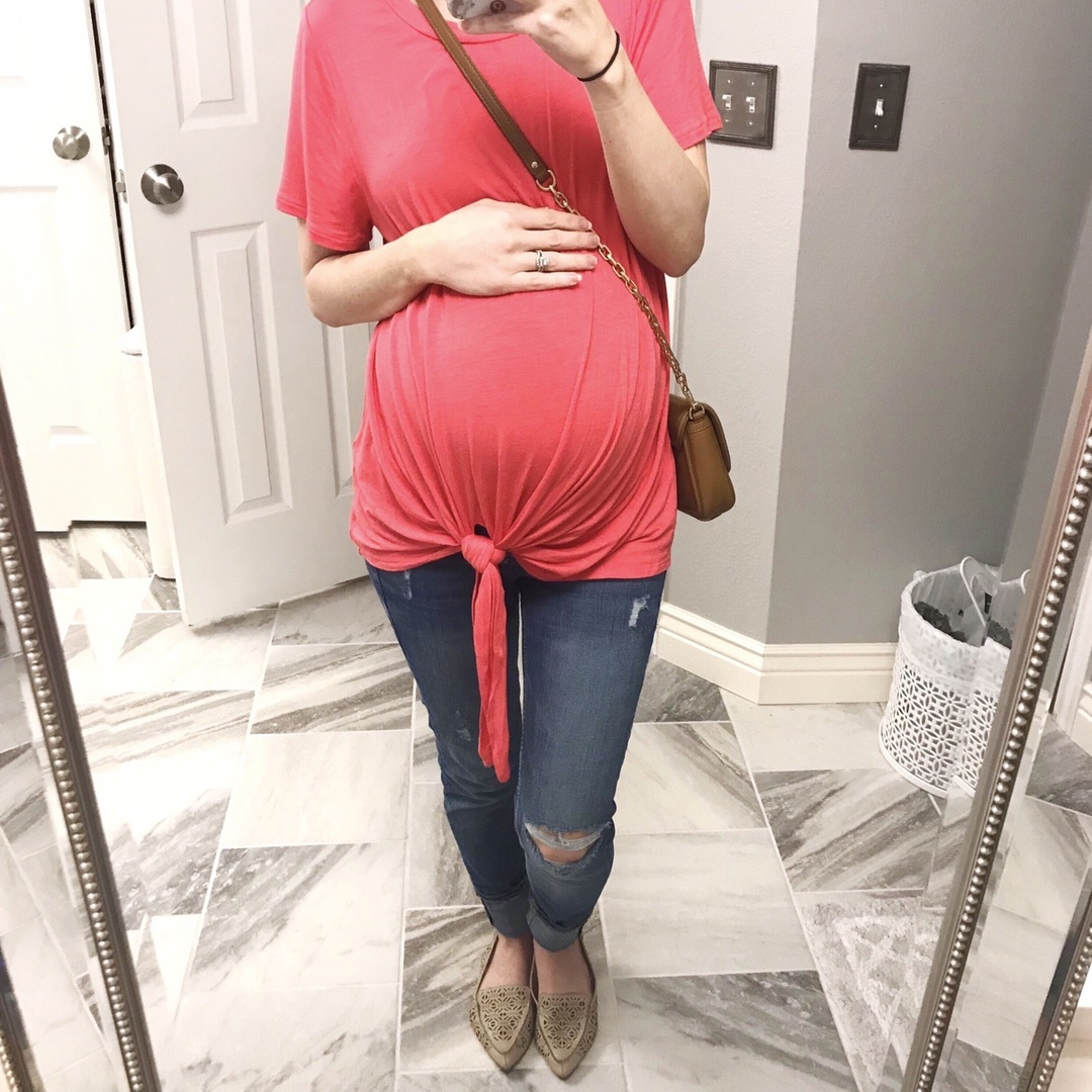 Fashion Look Featuring Time and Tru Maternity Tops and H&M Skinny Jeans by  hollyebacon - ShopStyle