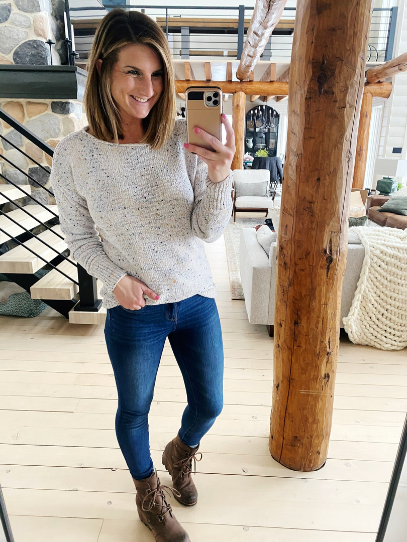 Fashion Look Featuring Prana Sweaters and Sorel Wedges by ...