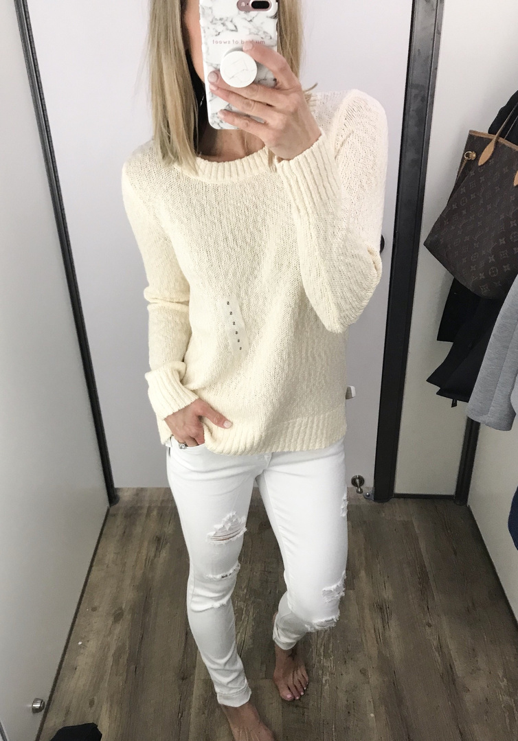 Fashion Look Featuring Old Navy Crewneck & Swoop Neck Sweaters and Old ...