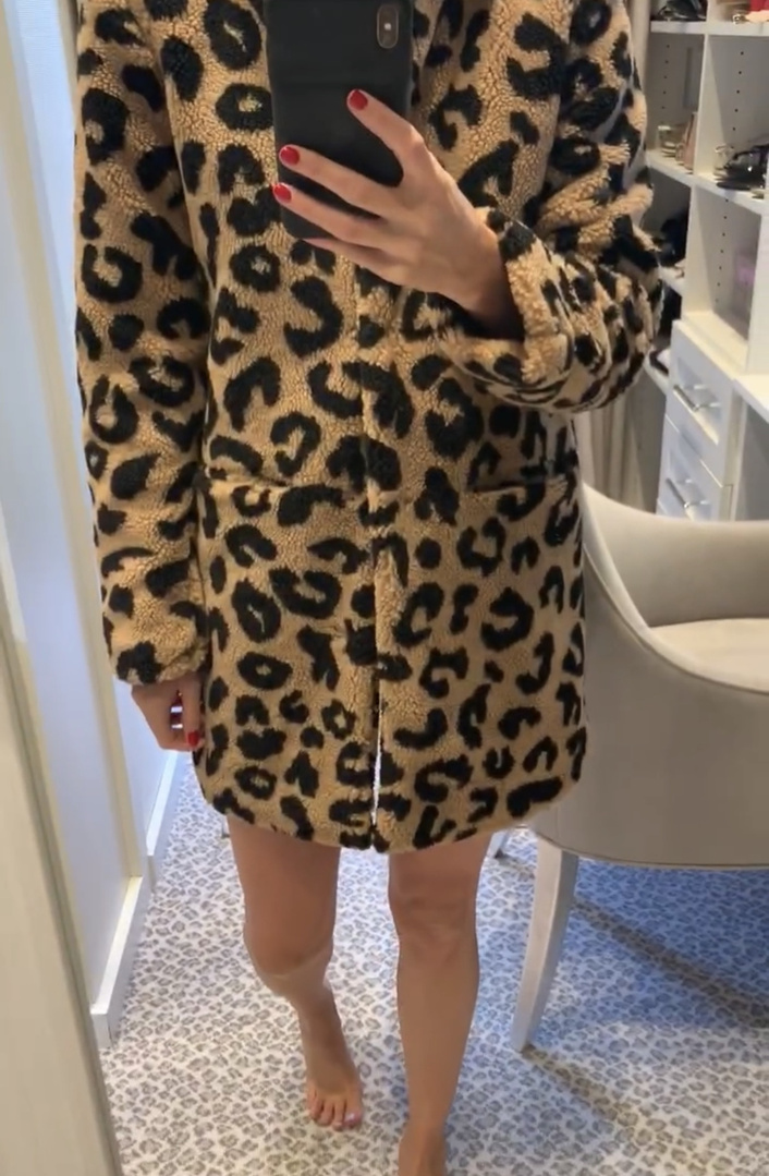 apparis leopard coat